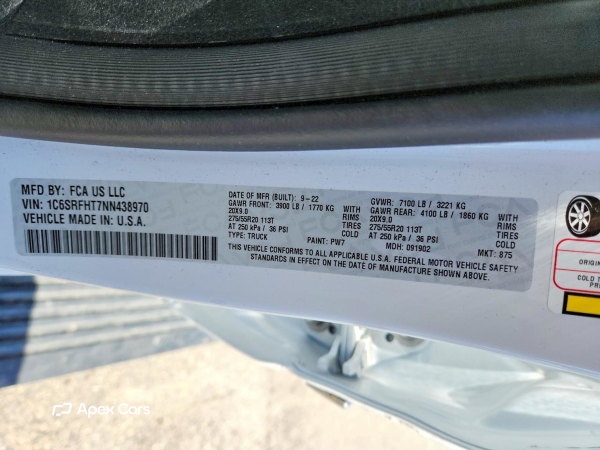 RAM 1500 2022