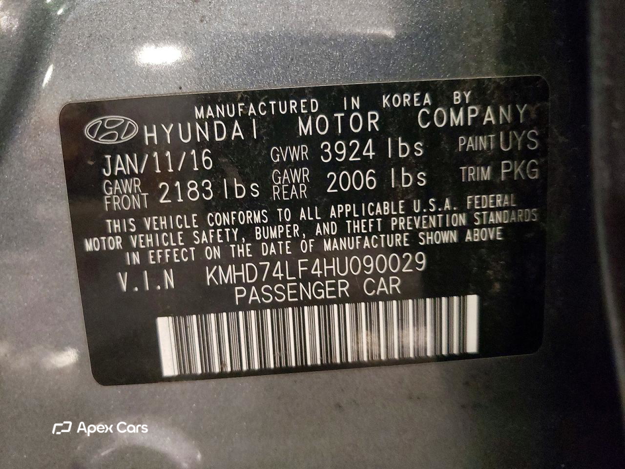 Hyundai Elantra 2017