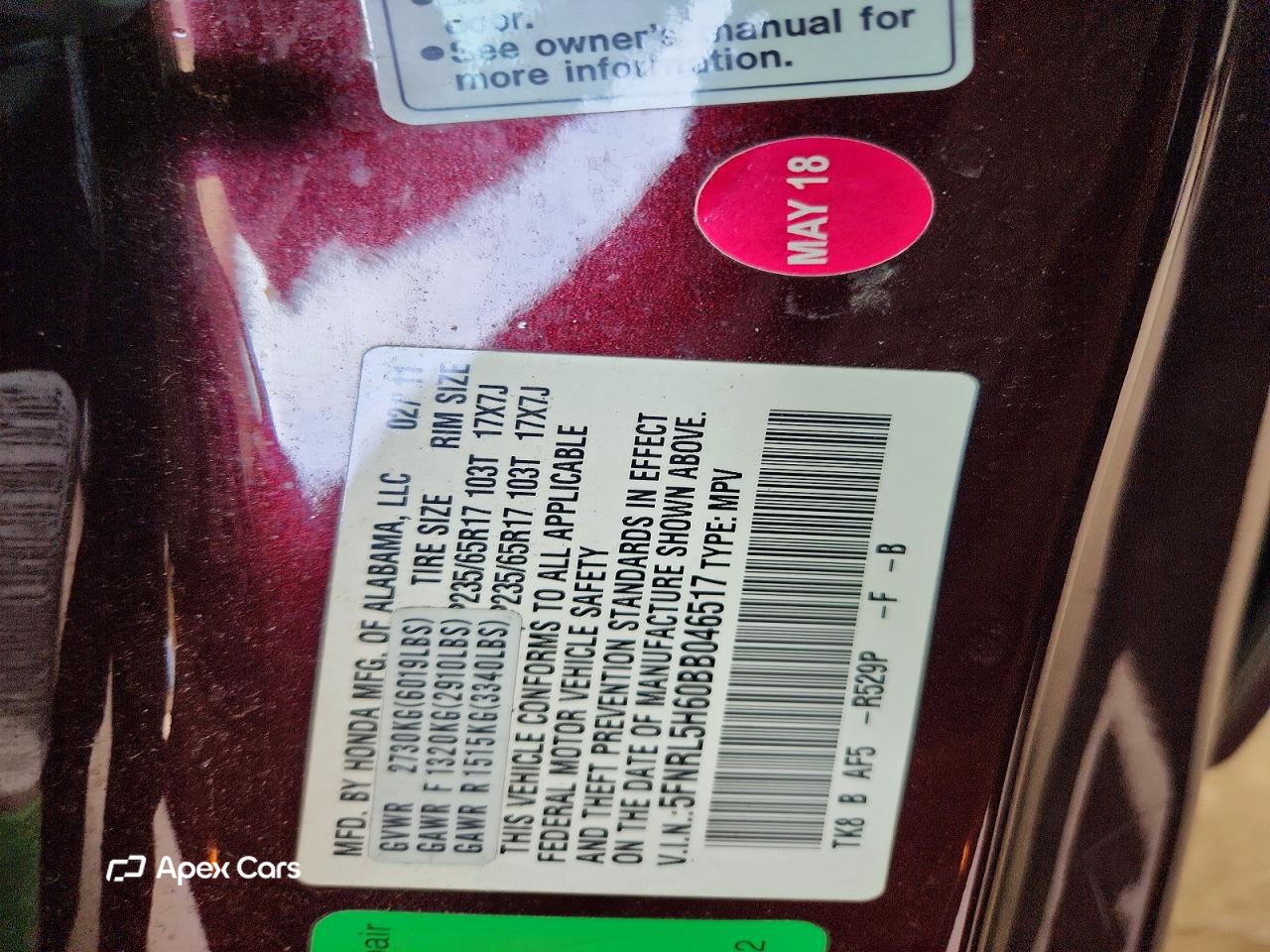 Honda Odyssey 2011