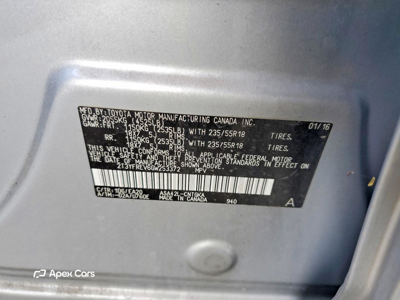 Toyota RAV 4 2016