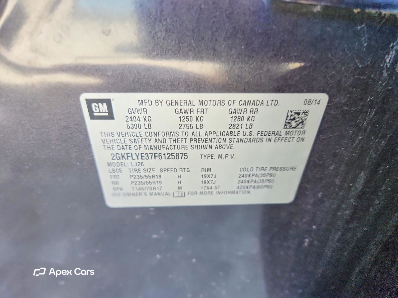 GMC Terrain 2015