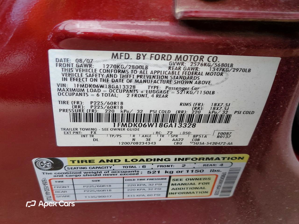 Ford Taurus 2008