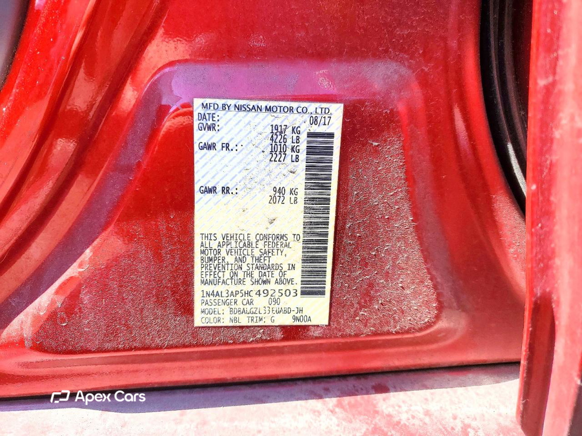 Nissan Altima 2017