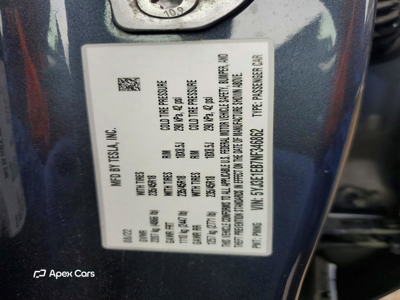 Tesla Model 3 2022