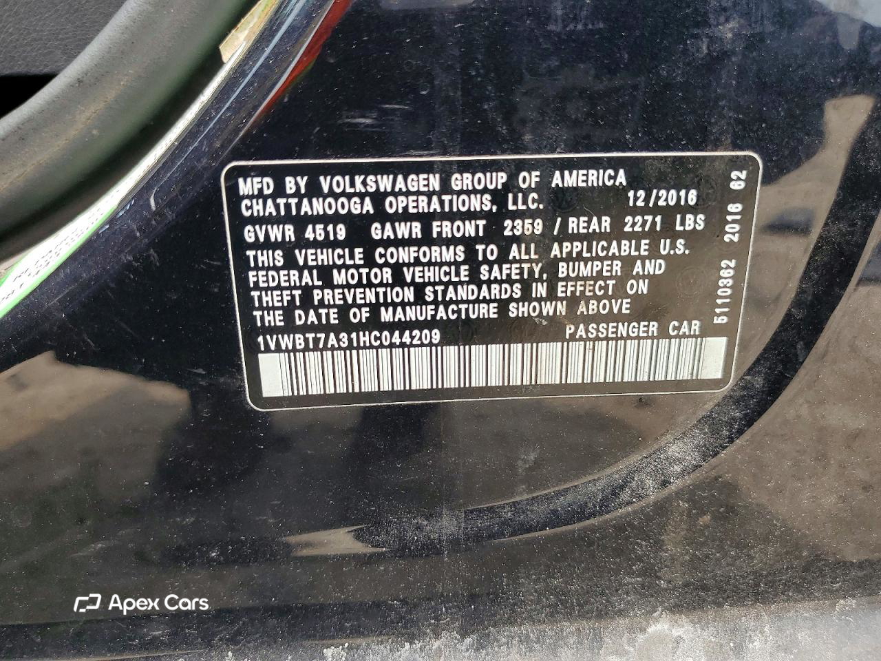 Volkswagen Passat 2017