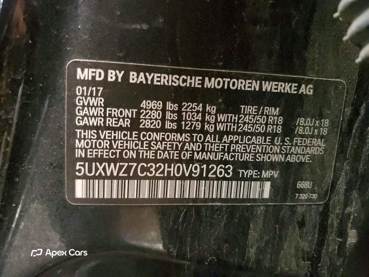 BMW X3 2017