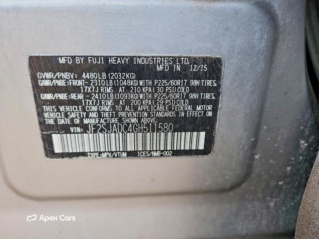 Subaru Forester 2016