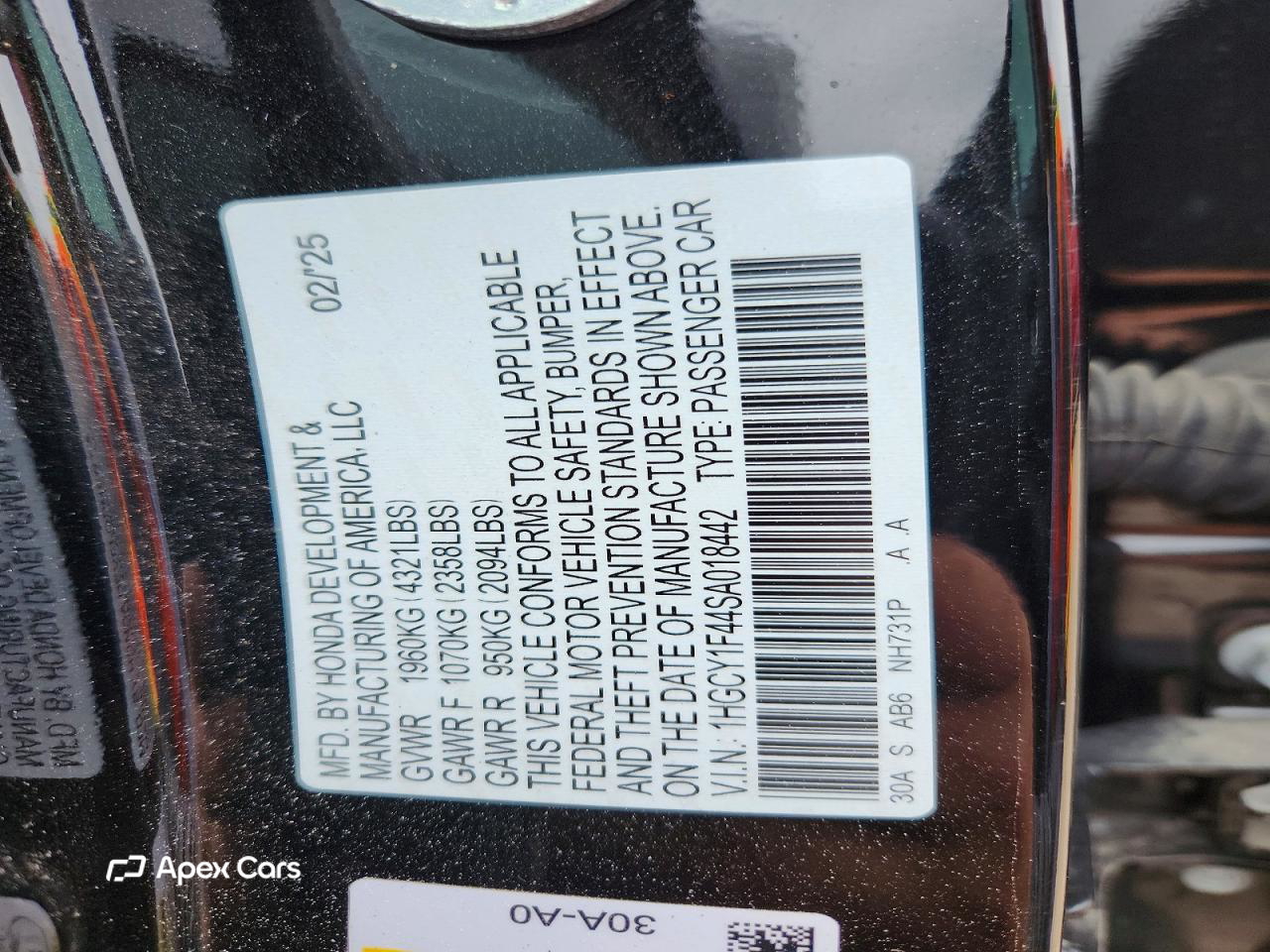 Honda Accord 2025