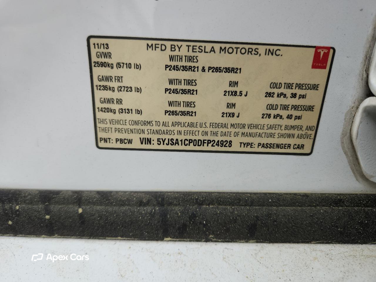 Tesla Model S 2013
