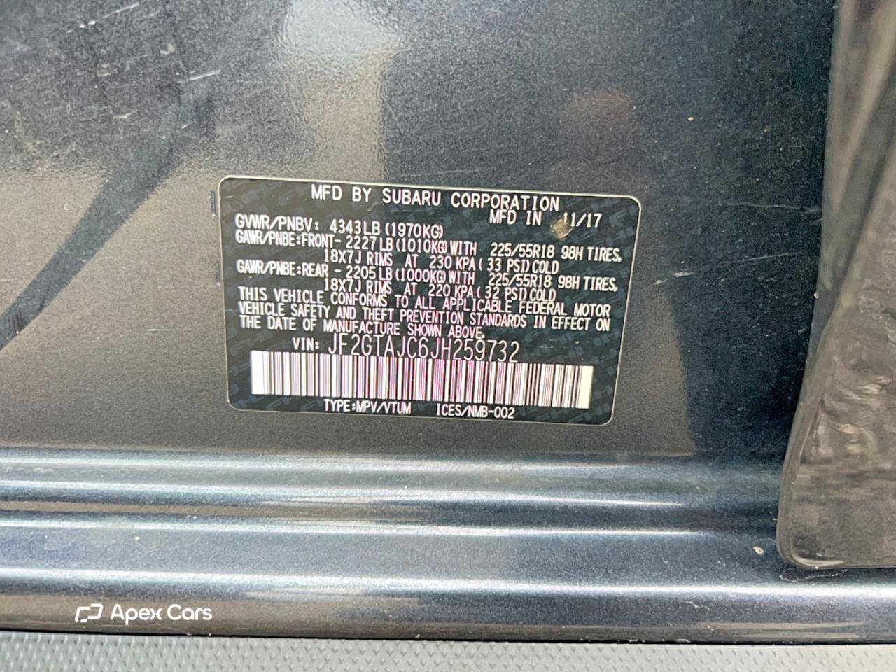 Subaru XV 2018