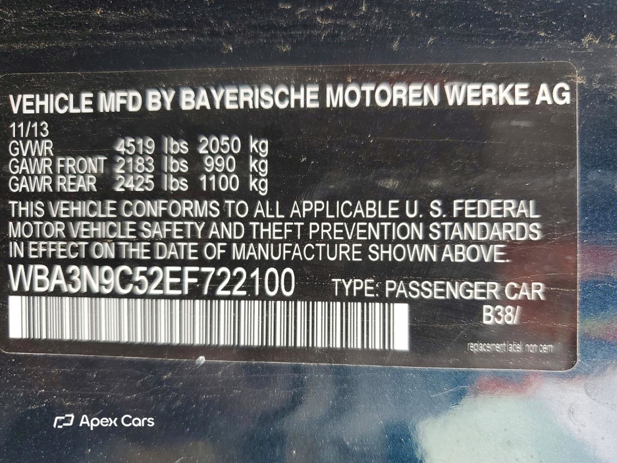 BMW Series 4 2014