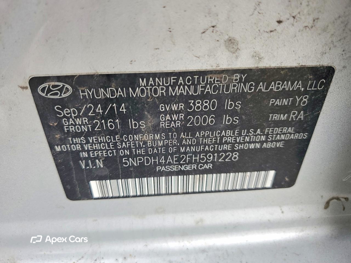 Hyundai Elantra 2015