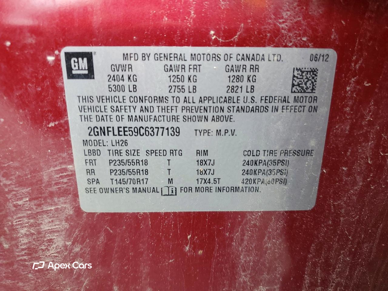 Chevrolet Equinox 2012