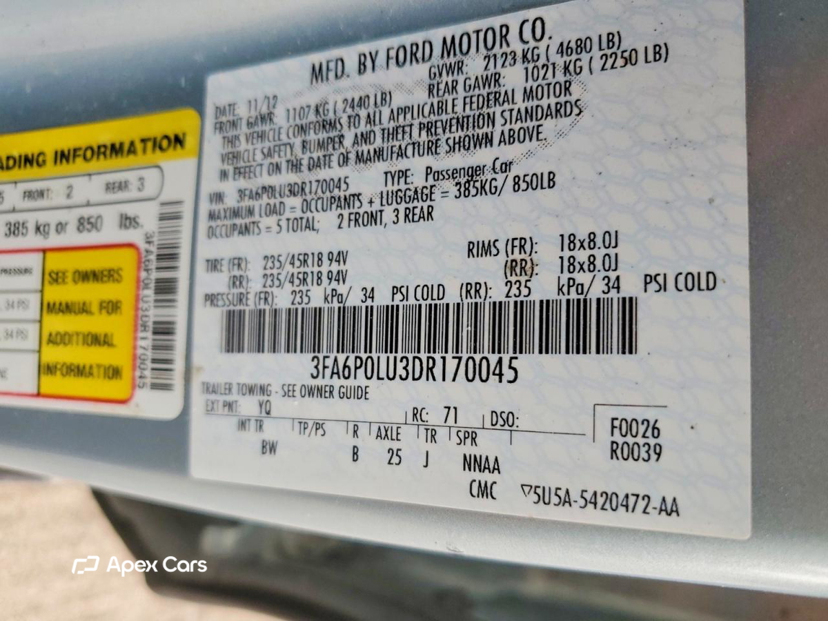 Ford Fusion 2013