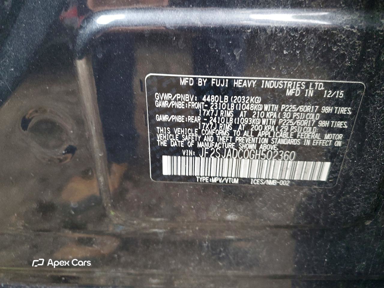 Subaru Forester 2016