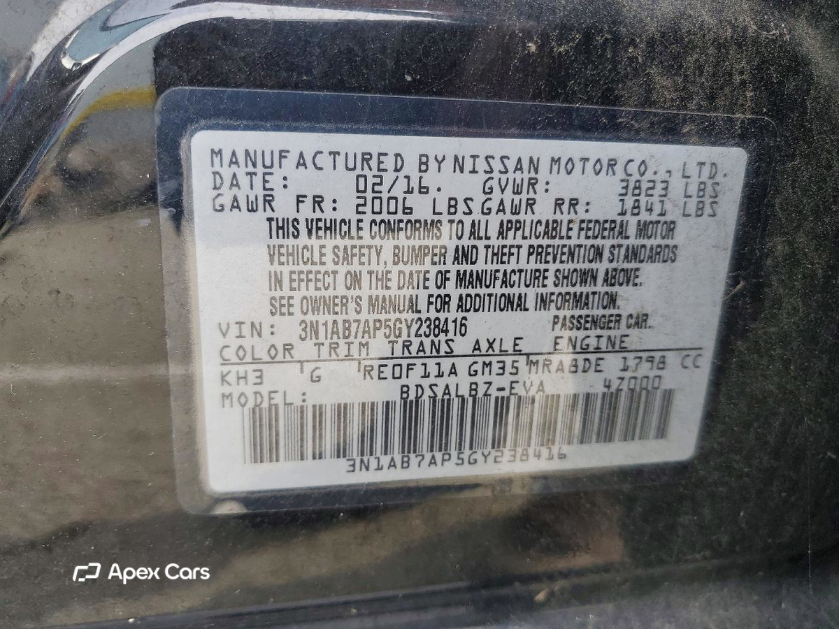 Nissan Sentra 2016