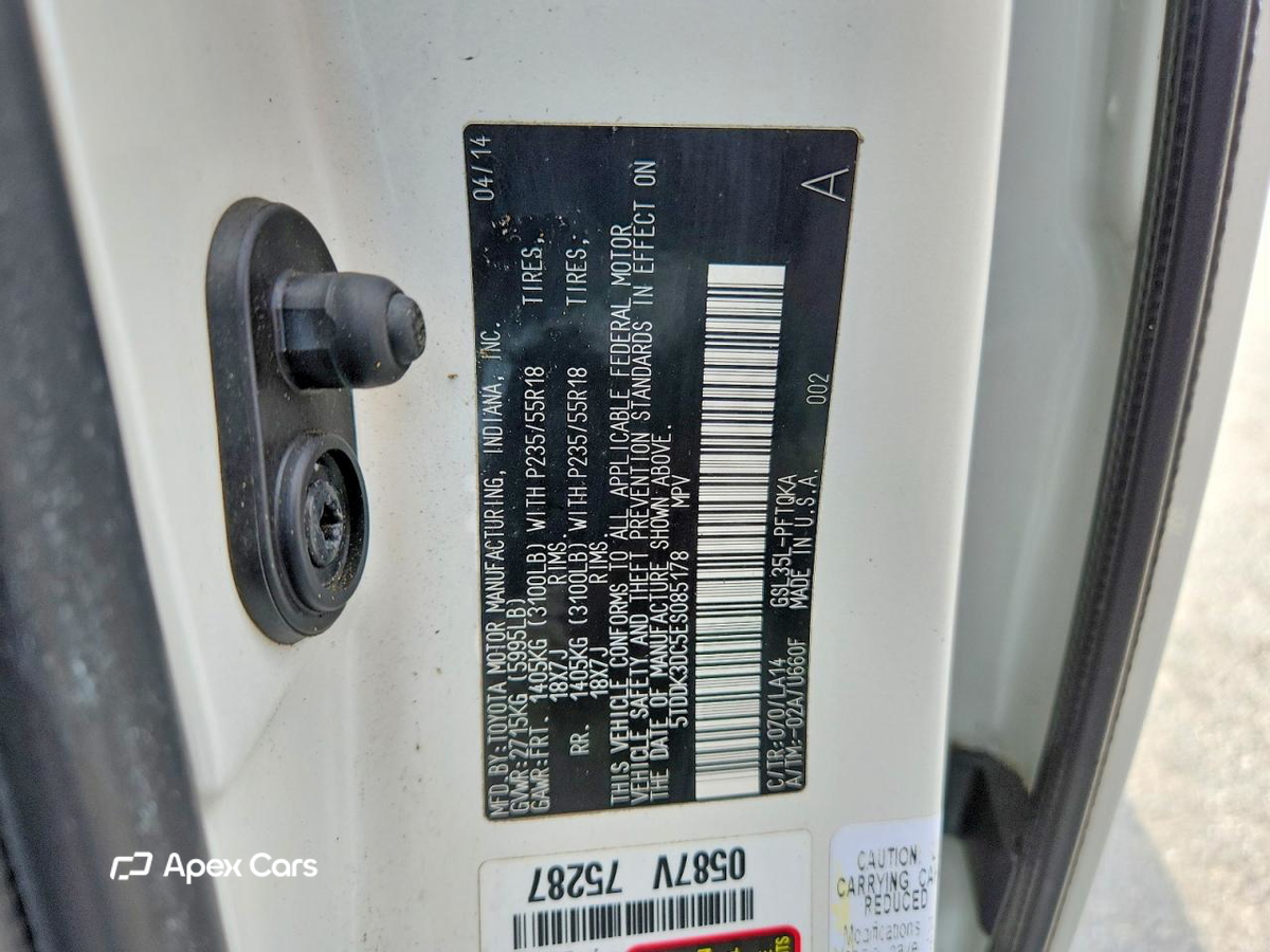 Toyota Sienna 2014
