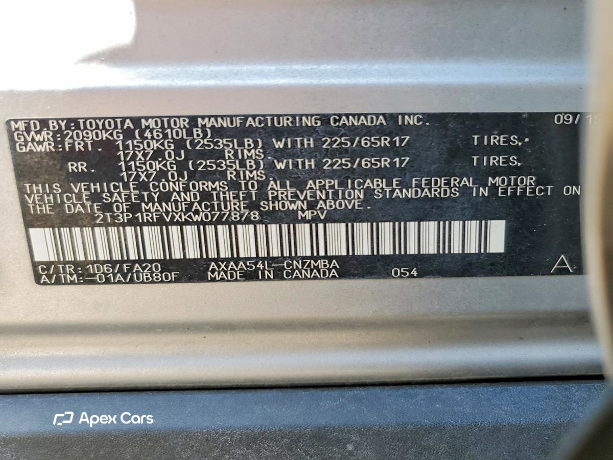 Toyota RAV 4 2019