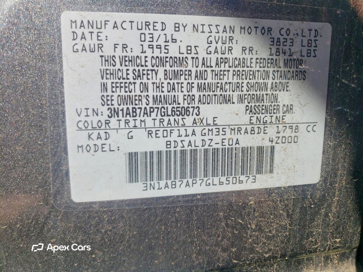 Nissan Sentra 2016
