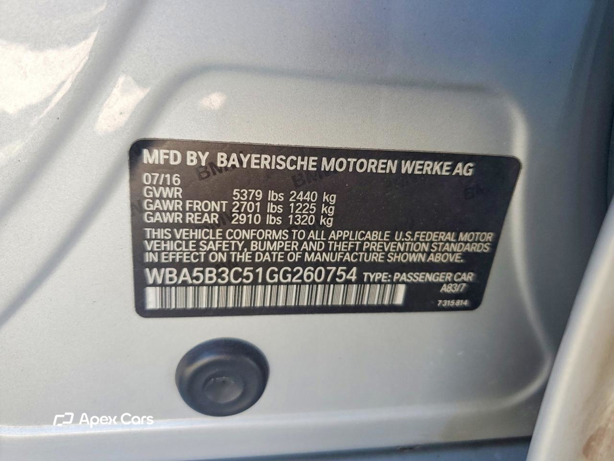 BMW Series 5 2016