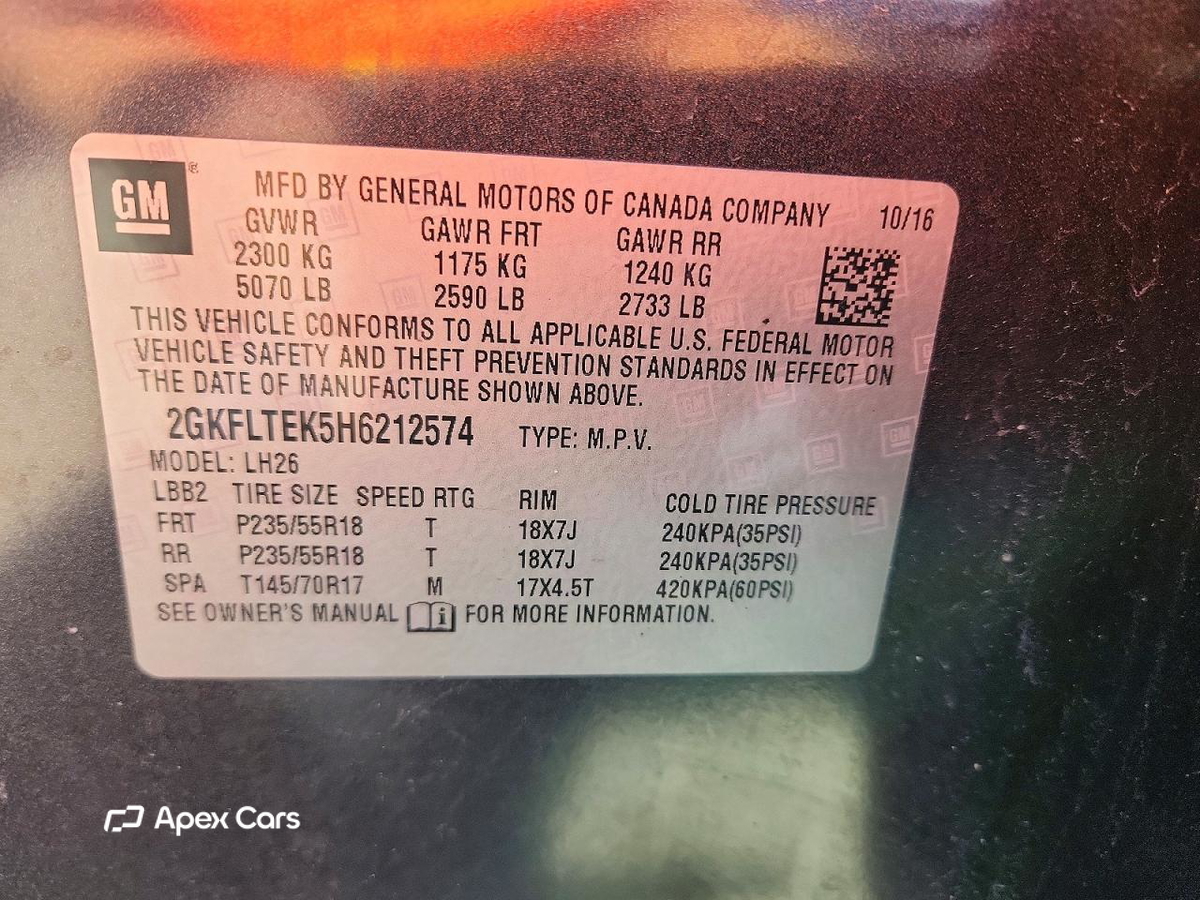 GMC Terrain 2017