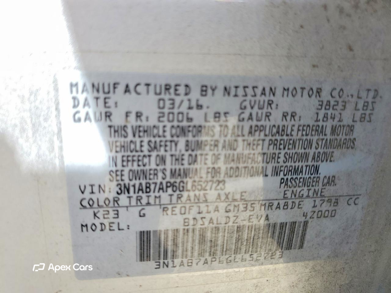 Nissan Sentra 2016