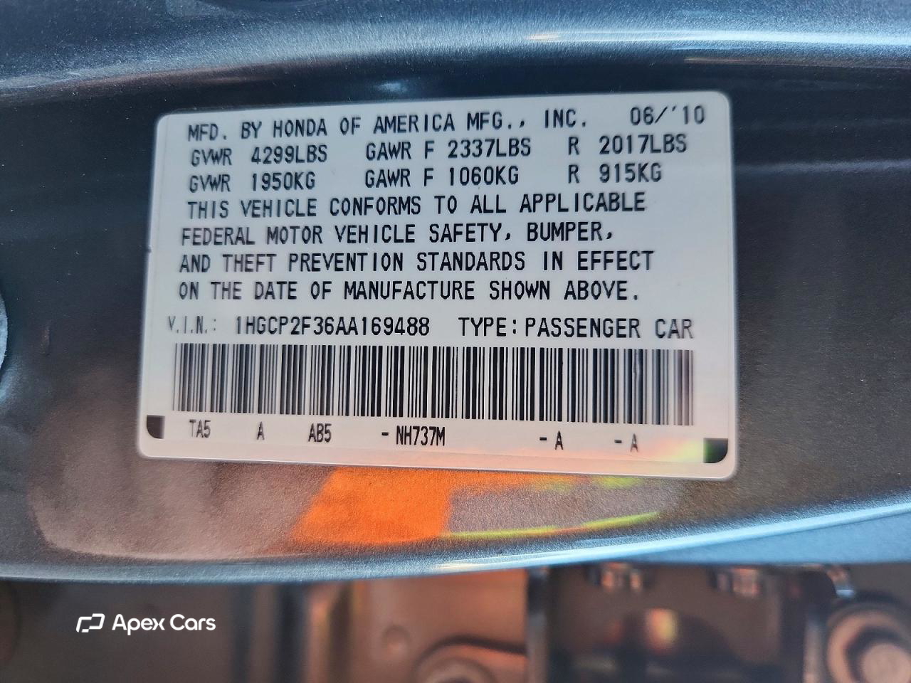 Honda Accord 2010