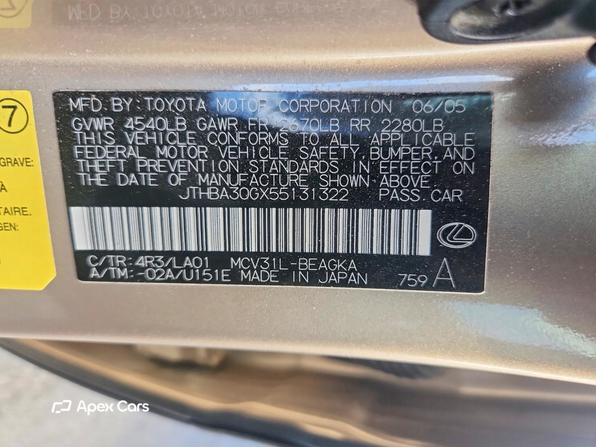Lexus ES 2005