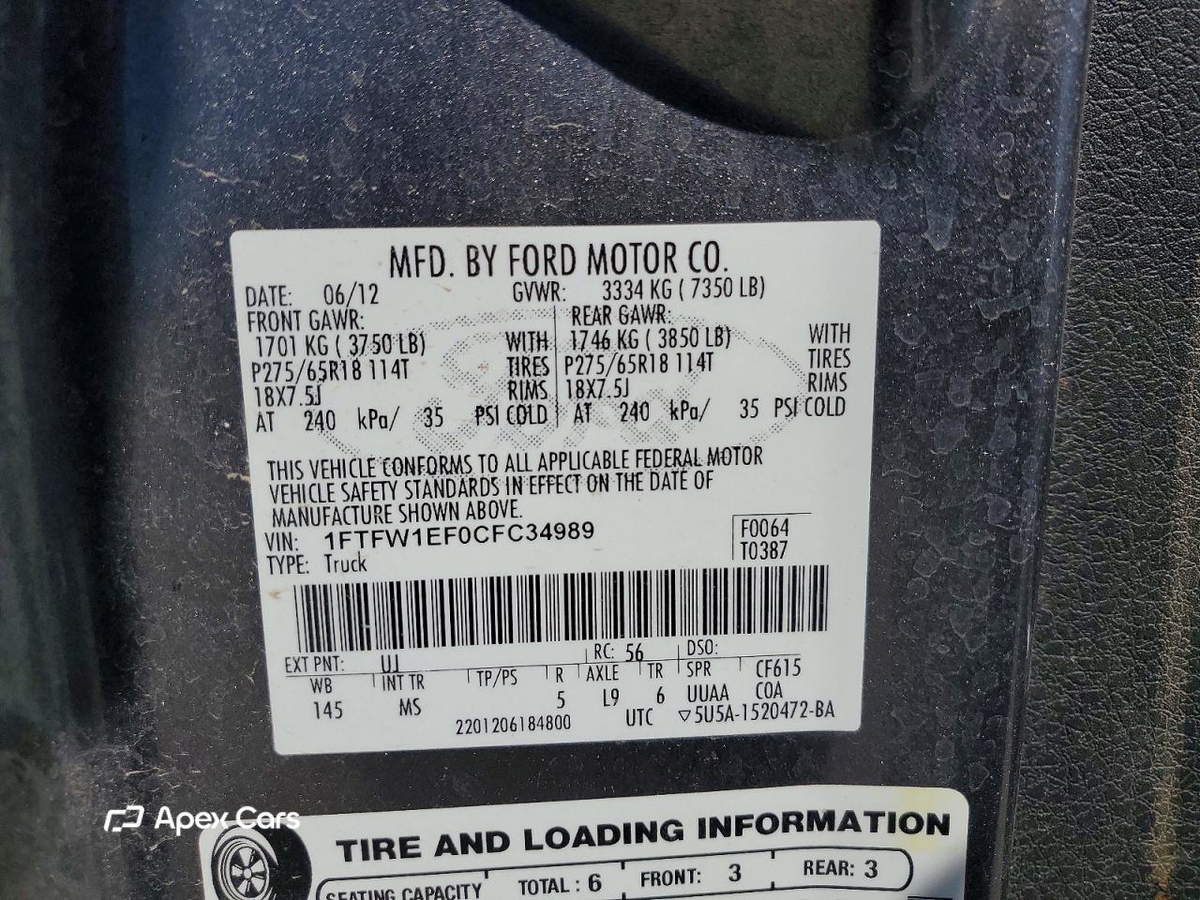 Ford F-150 2012