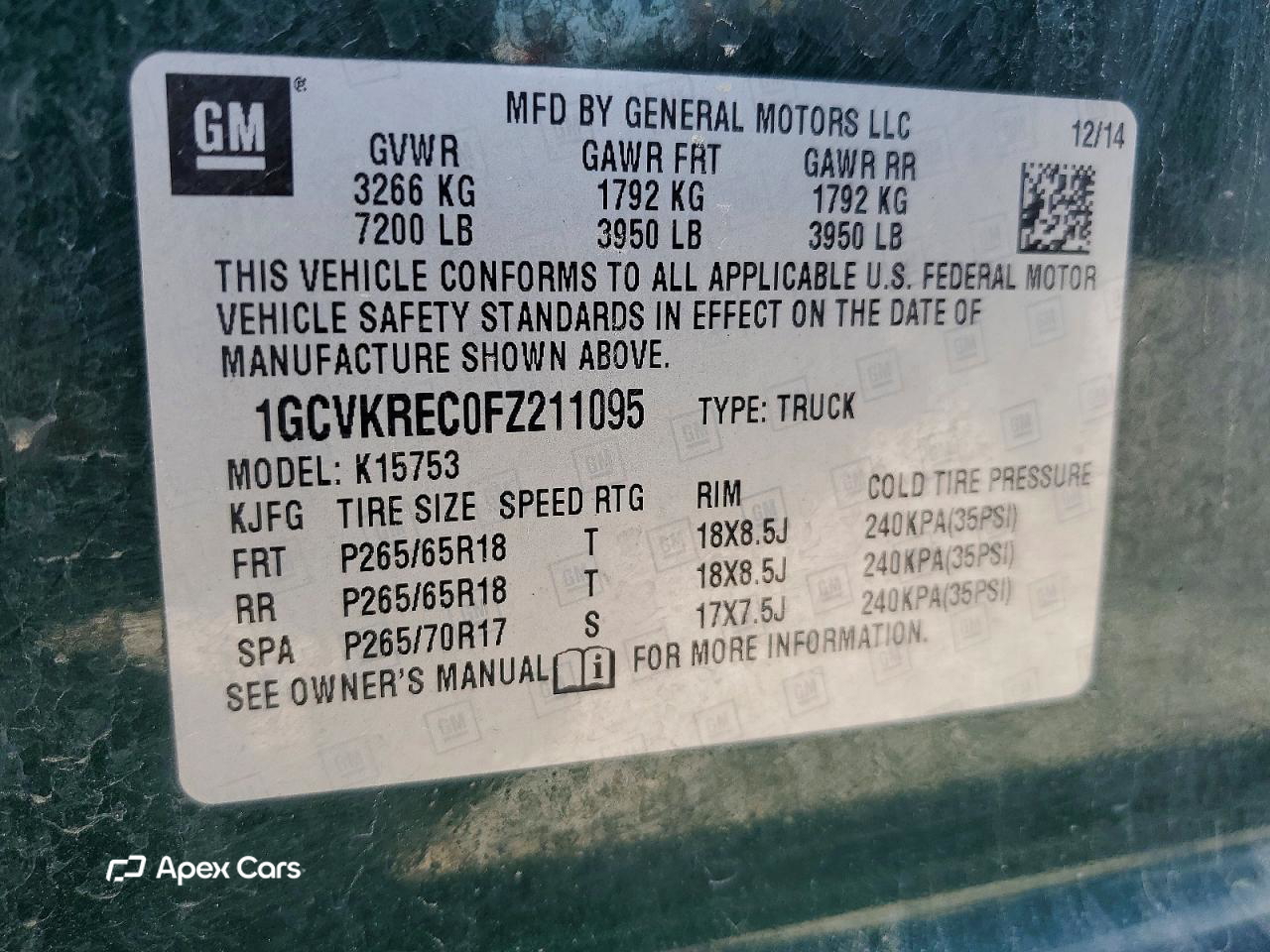 Chevrolet Silverado 2015