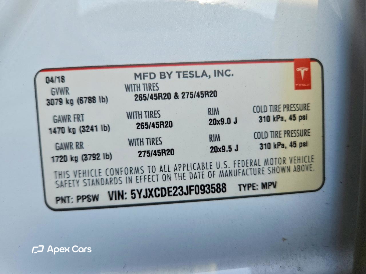 Tesla Model X 2018