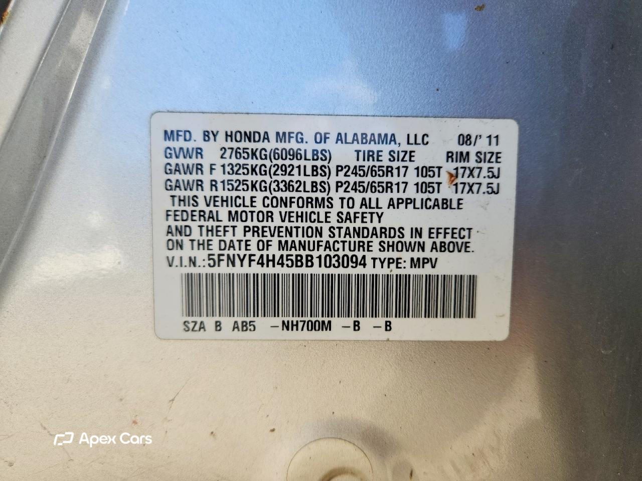Honda Pilot 2011