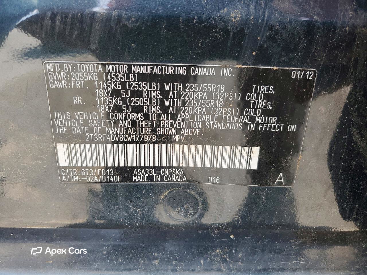 Toyota RAV 4 2012