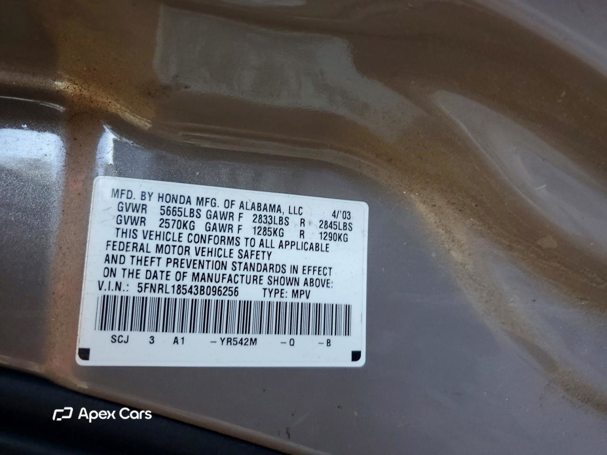 Honda Odyssey 2003