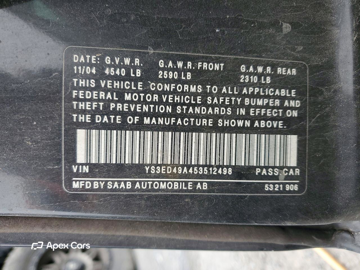 Saab 9-5 2005