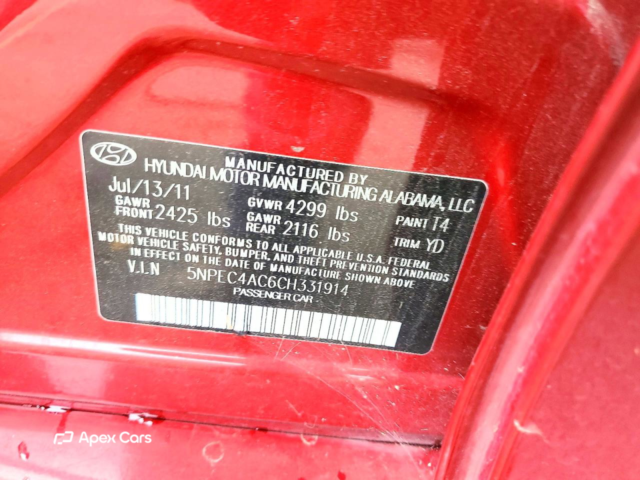 Hyundai Sonata 2012