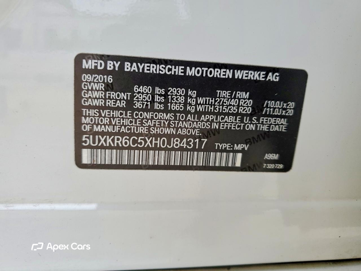 BMW X5 2017