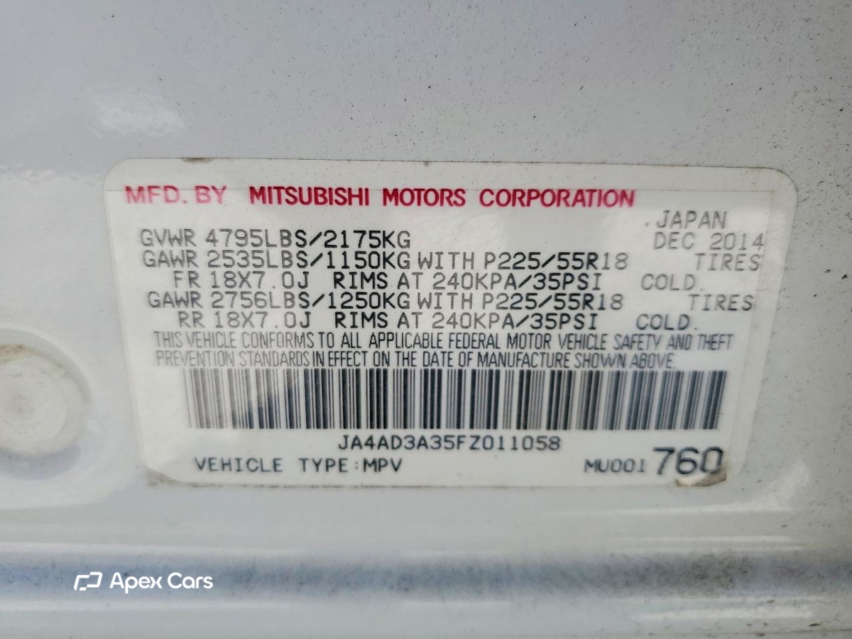 Mitsubishi Outlander 2015