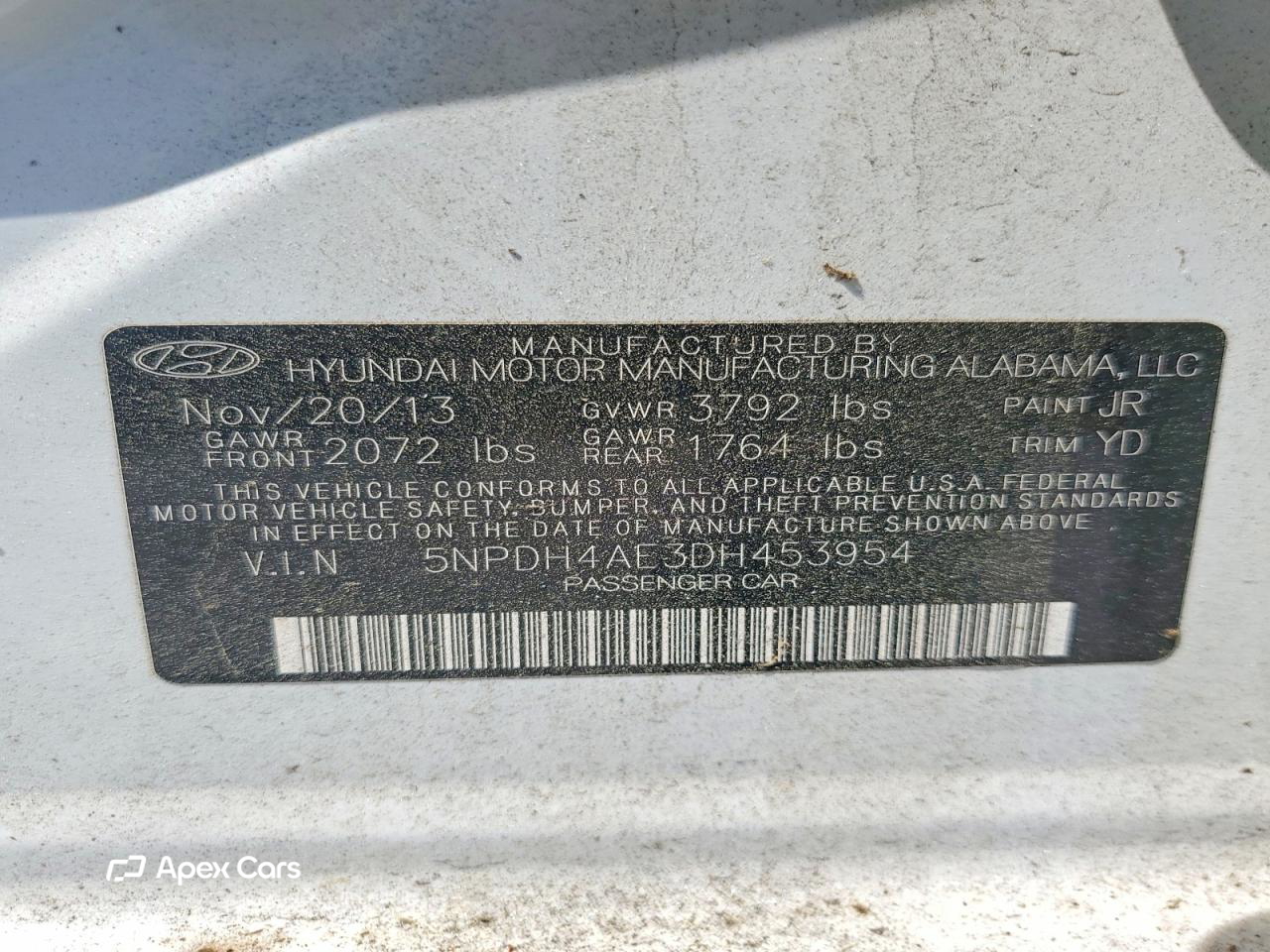 Hyundai Elantra 2013