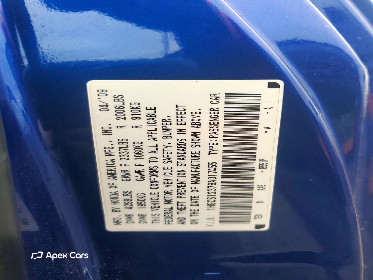 Honda Accord 2009