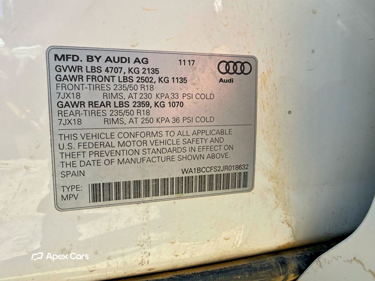 Audi Q3 2018