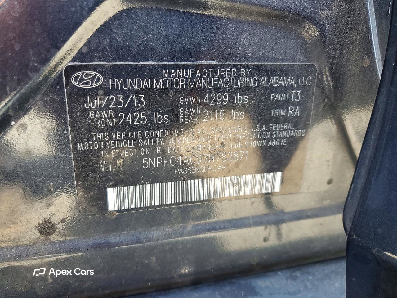 Hyundai Sonata 2013