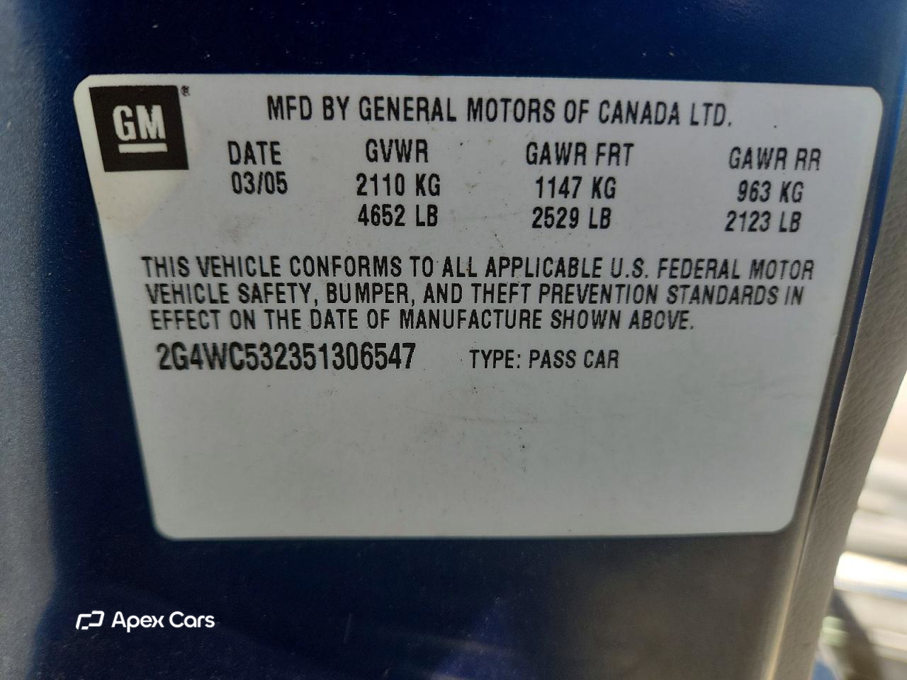 Buick LaCrosse 2005
