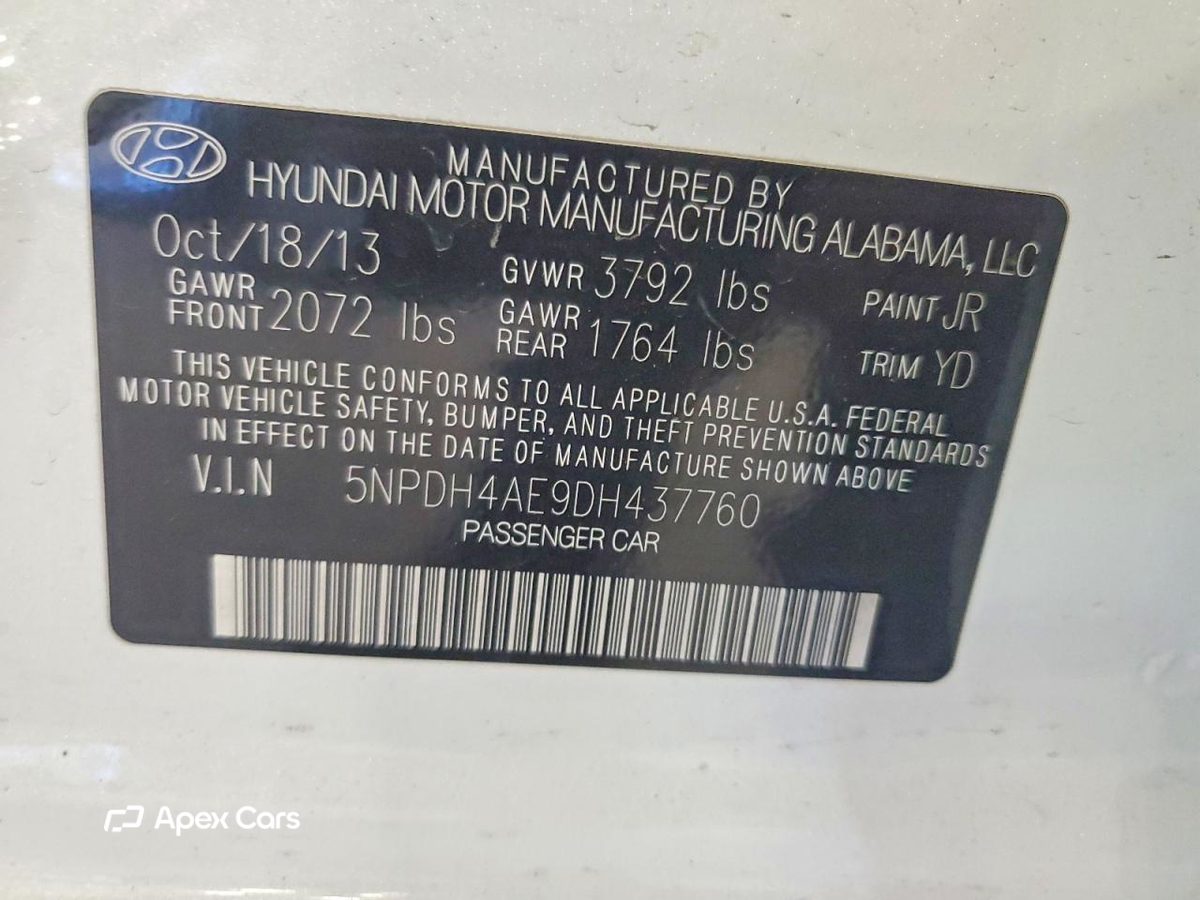 Hyundai Elantra 2013