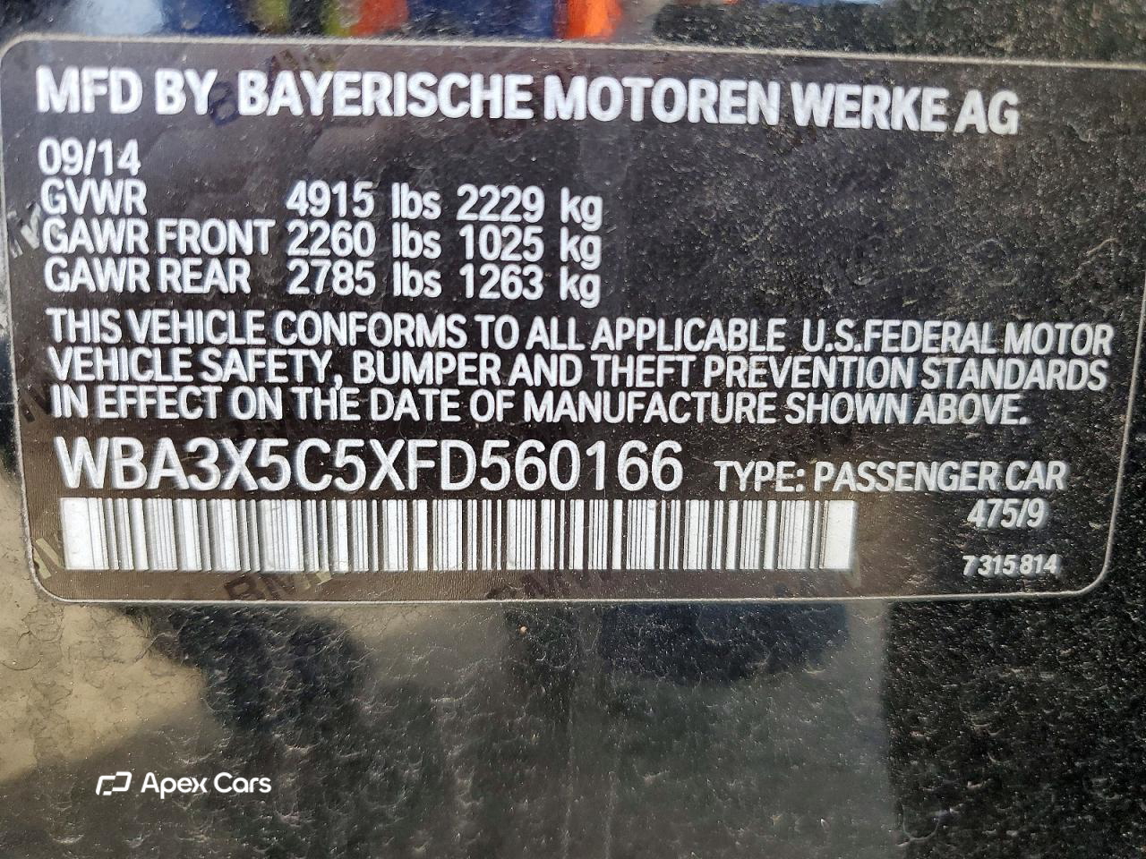 BMW Series 3 2015