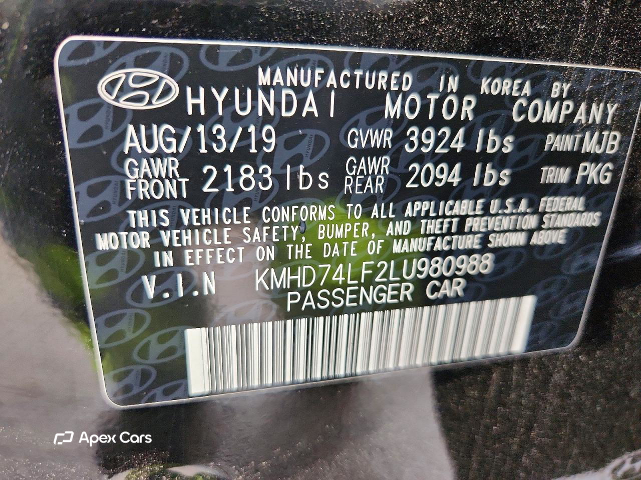 Hyundai Elantra 2020