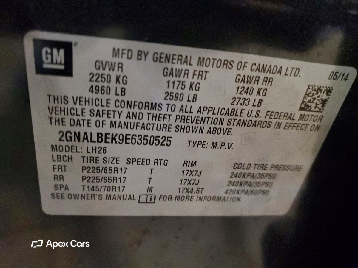 Chevrolet Equinox 2014