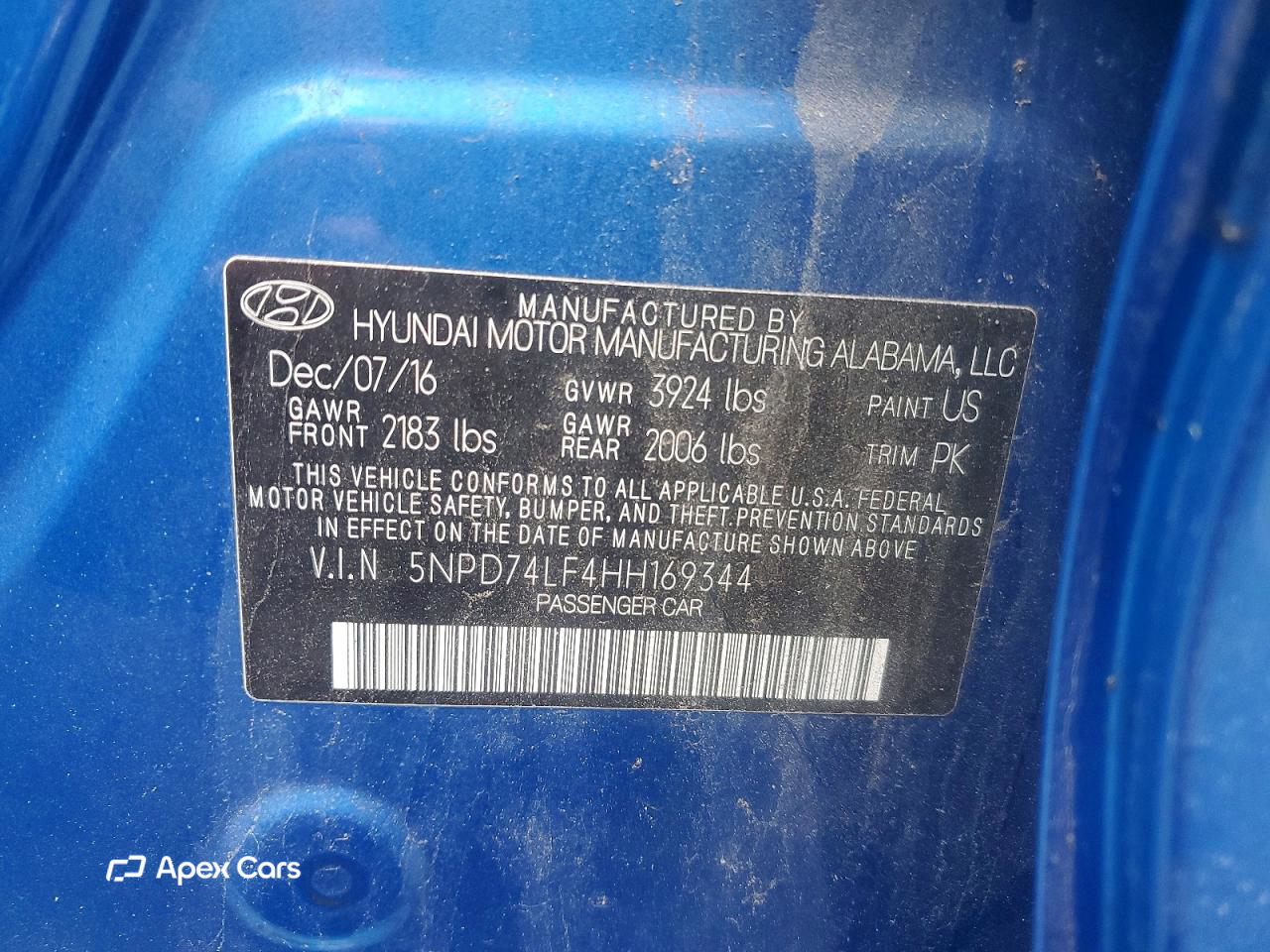 Hyundai Elantra 2017