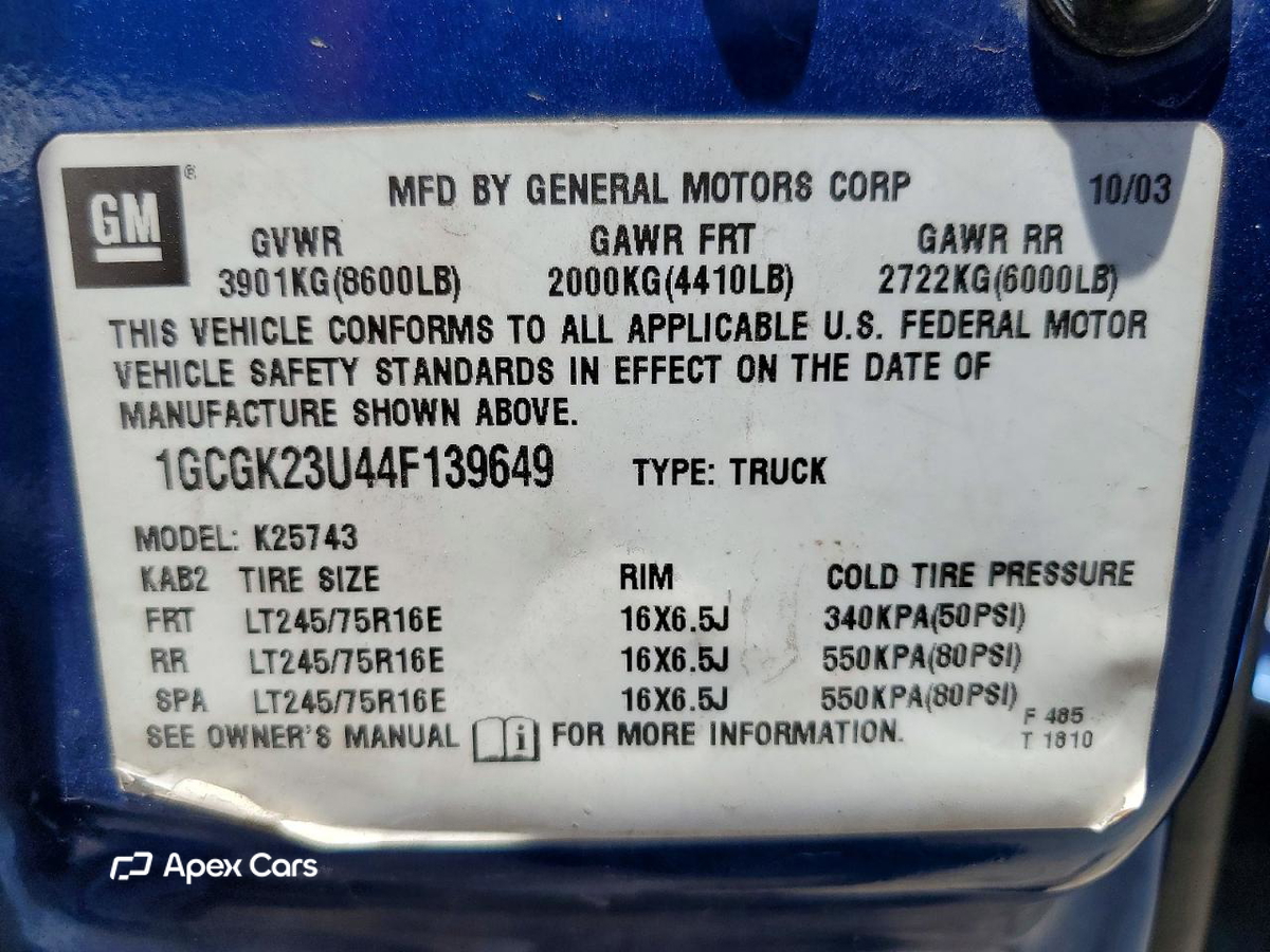 Chevrolet Silverado 2004