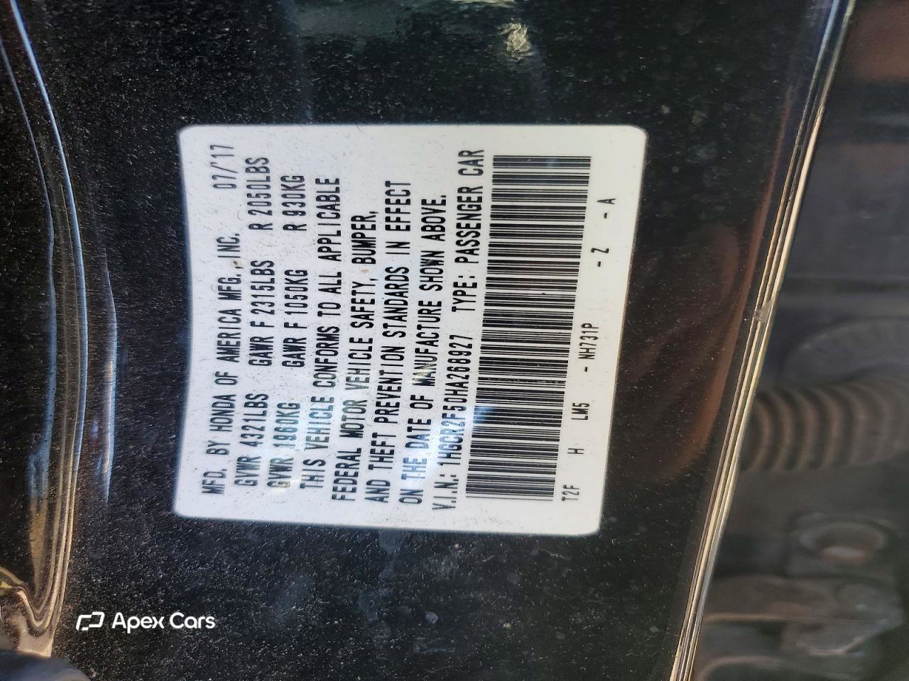 Honda Accord 2017